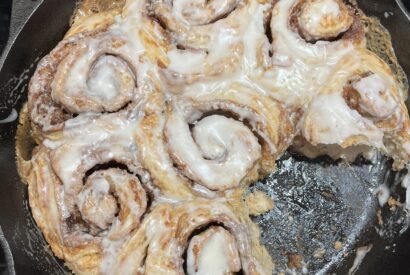 Thumbnail for Cast Iron Sourdough Cinnamon Rolls