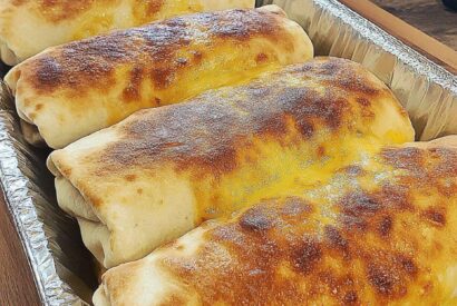 Thumbnail for Loaded Cheesy Pocket Tacos