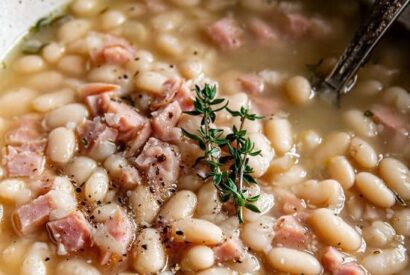 Thumbnail for Warm Church-Supper Navy Bean Soup