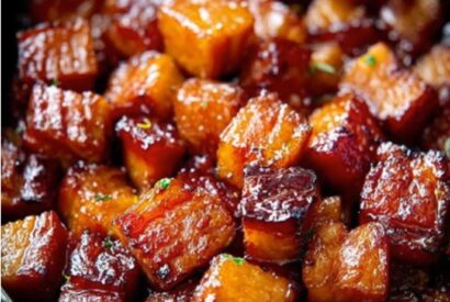 Thumbnail for Slow Cooker 4-Ingredient Brown Sugar Ham Bites