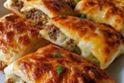 Thumbnail for cheesy-beef -stuffed puff pastry rolls