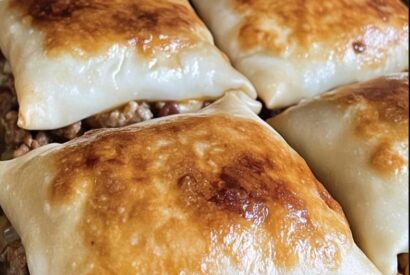 Thumbnail for Loaded Cheesy Pocket Tacos Recipe