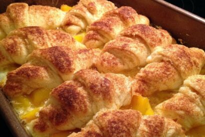 Thumbnail for Peach roll up dessert