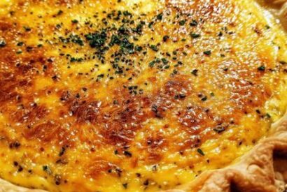 Thumbnail for Savory Cheddar and Herb Quiche