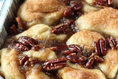 Thumbnail for Aunt Betty’s Homestyle Pecan Cream Cheese Rolls