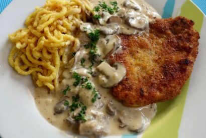 Thumbnail for German Jaegerschnitzel Hunter Style