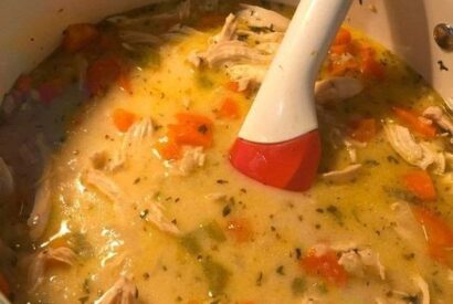 Thumbnail for Ranch Chicken Rice Soup