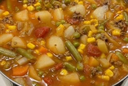 Thumbnail for Hearty Beef and Vegetable Soup
