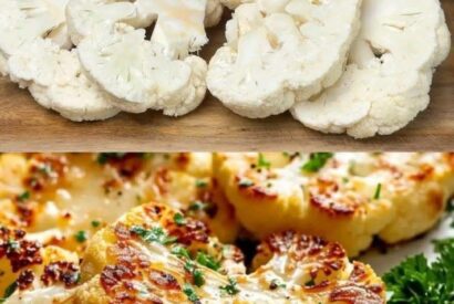 Thumbnail for Roasted Cauliflower Steaks: A Savory and Healthy Delight