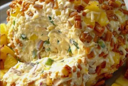 Thumbnail for Heavenly Pineapple Cheeseball Recipe (You’re Gonna Want Seconds)