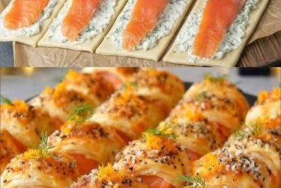 Thumbnail for Salmon Puff Pastry Rolls