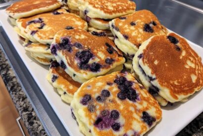 Thumbnail for One Point Weight Watchers Blueberry Lemon Pancakes Recipe