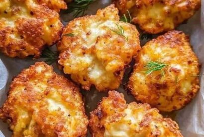 Thumbnail for CHEESY CHICKEN FRITTERS