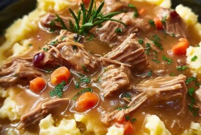 Thumbnail for Beef and Gravy with Mashed Potatoes