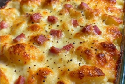 Thumbnail for Cheesy Ham And Potato Casserole