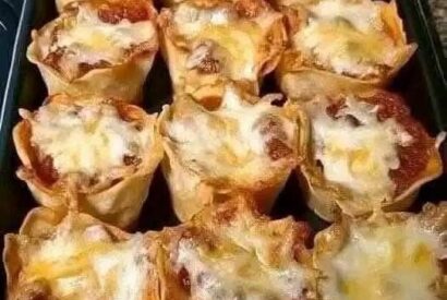 Thumbnail for Wonton Wrapper Lasagna Bites