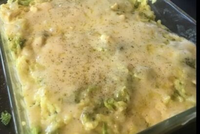 Thumbnail for Broccoli Rice Cheese and Chicken Casserole