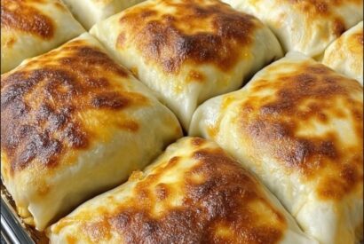 Thumbnail for Loaded Cheesy Pocket Tacos Recipe