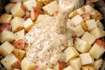 Thumbnail for 3-Ingredient Slow Cooker Steakhouse Potato Hash