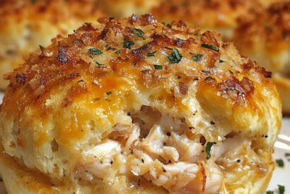 Thumbnail for Crab Stuffed Cheddar Bay Biscuits