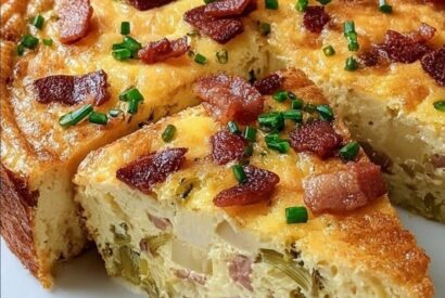 Thumbnail for Slow Cooker Bacon and Leek Crustless Quiche Recipe
