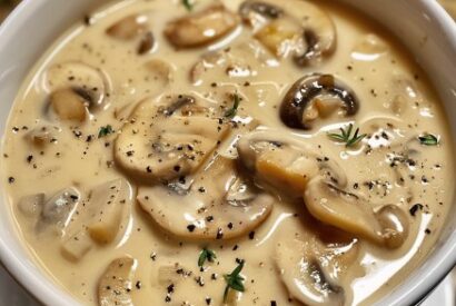 Thumbnail for CLASSIC CREAM OF MUSHROOM SOUP – SMOOTH, SAVORY, AND SATISFYING