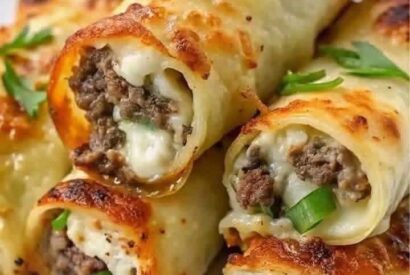 Thumbnail for Cheesy Beef Stuffed Cannelloni Recipe