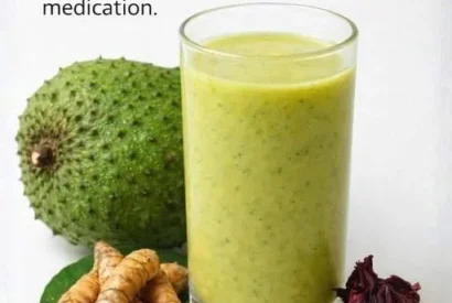 Thumbnail for Green Wellness Smoothie (Soursop–Turmeric Blend)