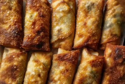 Thumbnail for Green Chili Ground Beef Egg Rolls