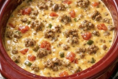 Thumbnail for Slow Cooker 3-Ingredient Sausage Cheese Dip