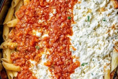 Thumbnail for 4-Ingredient Slow Cooker Baked Ziti-Style Penne