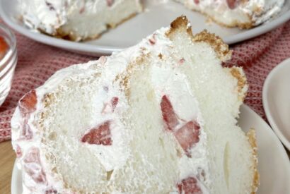 Thumbnail for Strawberry Angel Cake: A Light and Flavorful Delight