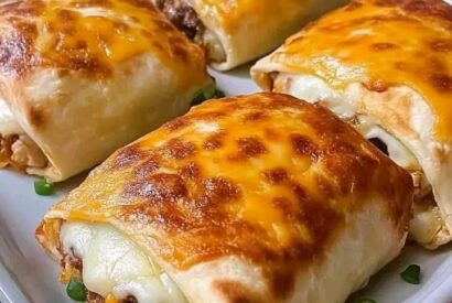 Thumbnail for Loaded Cheesy Pocket Tacos