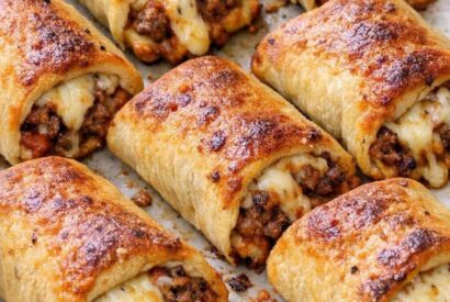 Thumbnail for Cheesy Beef Stuffed Rolls