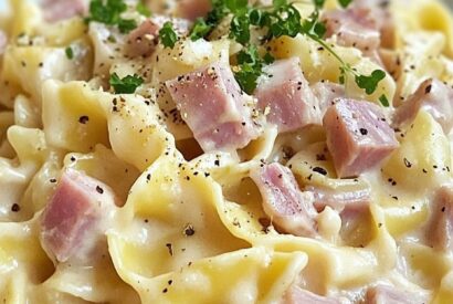 Thumbnail for Haluski with Ham, Cabbage, and Egg Noodles
