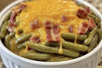 Thumbnail for Slow Cooker Amish Green Bean Casserole