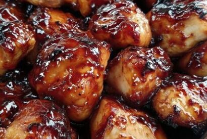 Thumbnail for Low Carb Sticky Honey Garlic Chicken