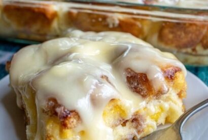 Thumbnail for Cozy Grandma’s Overnight Orange Roll Casserole