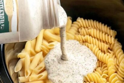 Thumbnail for 4-Ingredient Slow Cooker Creamy Italian Pasta