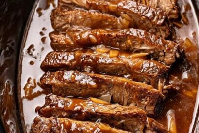 Thumbnail for 4-Ingredient Slow Cooker Pork Roast and Gravy