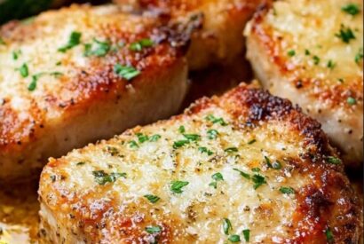 Thumbnail for Parmesan Baked Pork Chops Recipe