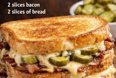 Thumbnail for The Ultimate Dill Pickle Bacon Melt