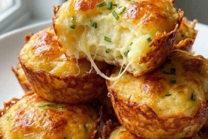 Thumbnail for Cheesy Mashed Potato Muffins with eggs