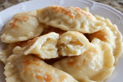 Thumbnail for Polish Pierogi Ruskie Recipe – Traditional Dumplings with Potato and Cheese