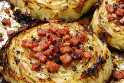 Thumbnail for Crispy 4-Ingredient Roasted Cabbage Steaks