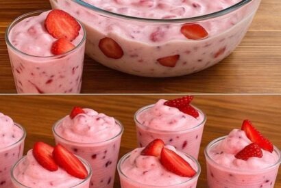 Thumbnail for Easy Strawberry Cream Dessert