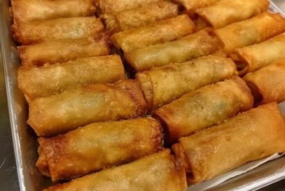 Thumbnail for Peach Cobbler Egg Rolls