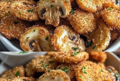 Thumbnail for Crispy Garlic Mushroom Bites: The Irresistible, Crunchy Appetizer That Upstages the Main Course