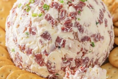 Thumbnail for Creamed Chipped Beef Cheese Ball