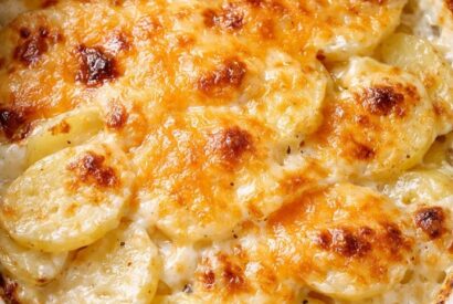 Thumbnail for My grandmother brought this over for Sunday dinner and we devoured it. Just 4 ingredients for the creamiest side dish ever.